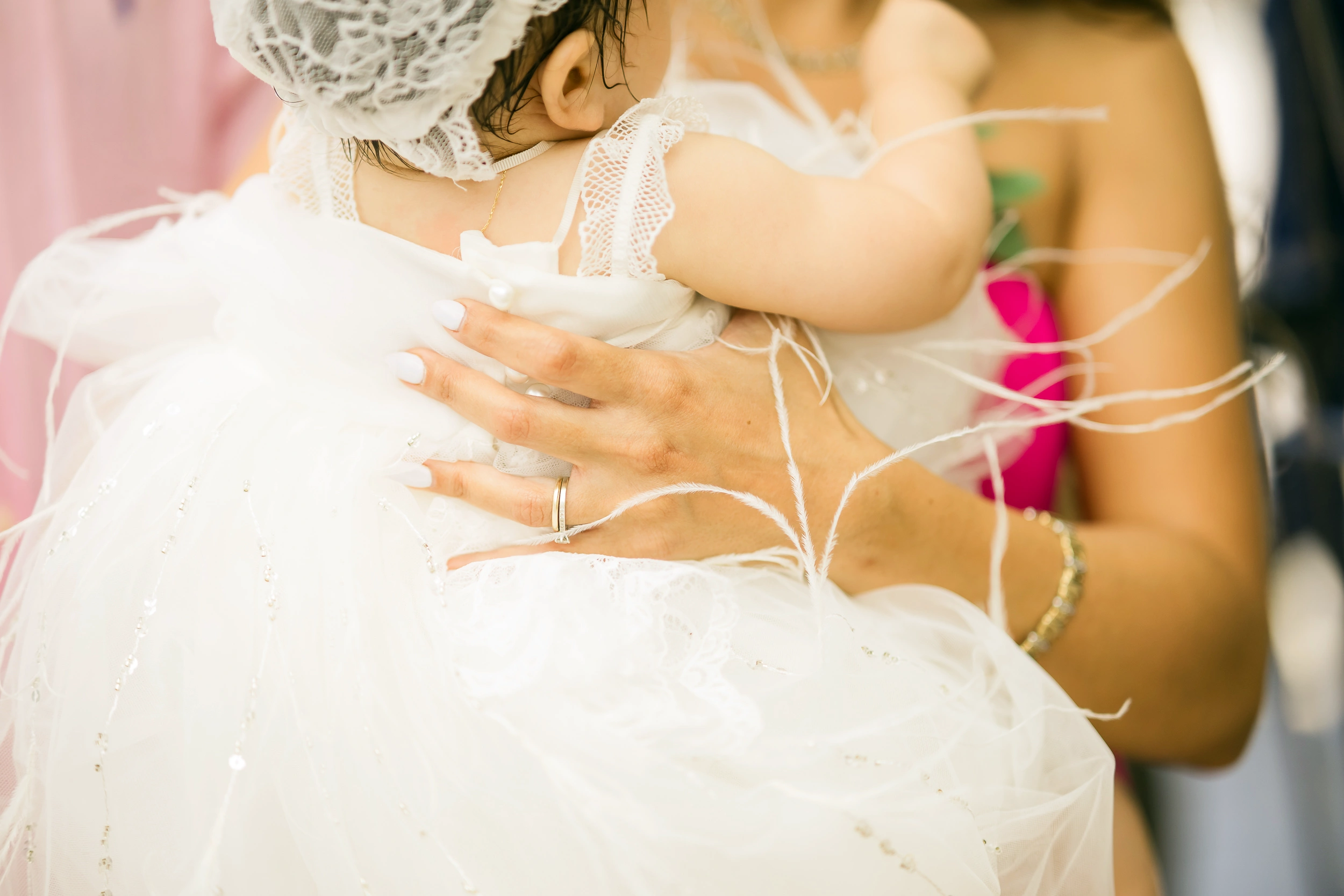 Elegant baptism ceremony setup